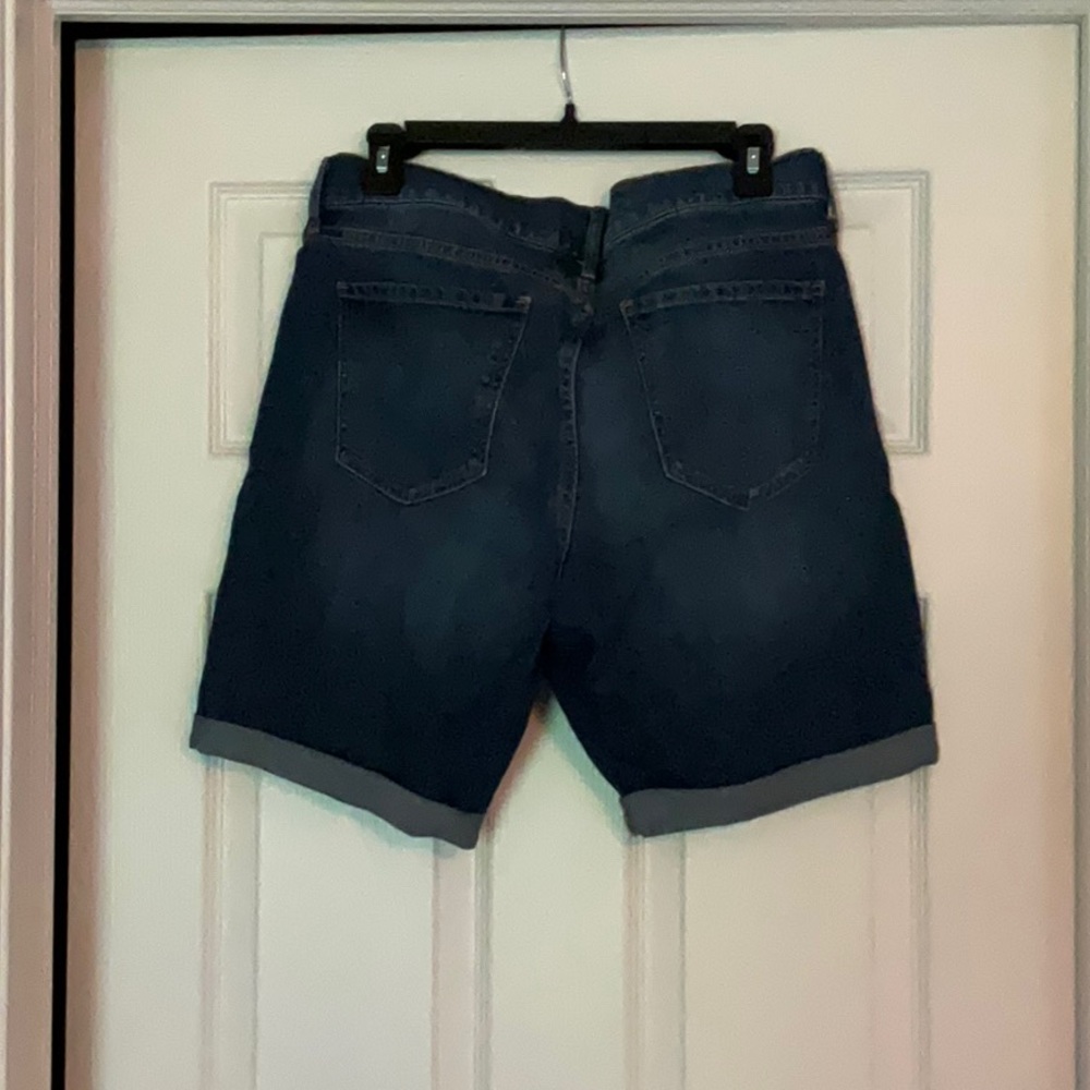 Old Navy Dark Blue Jean Shorts - Picture 2 of 3